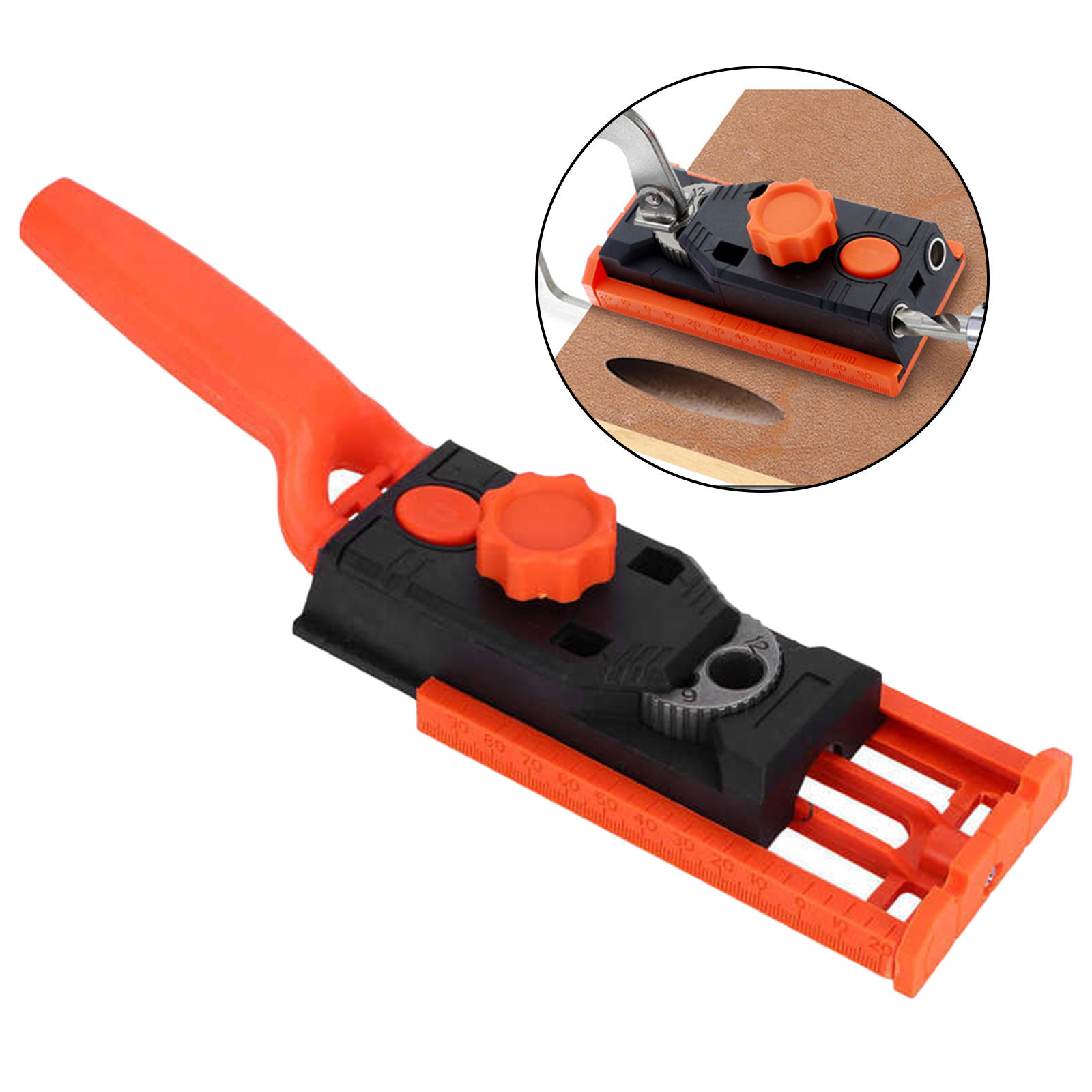Pocket Hole Clamp Jig Angle Drill Guide Kit Hole Punch Positioner Drill For DIY Woodworking