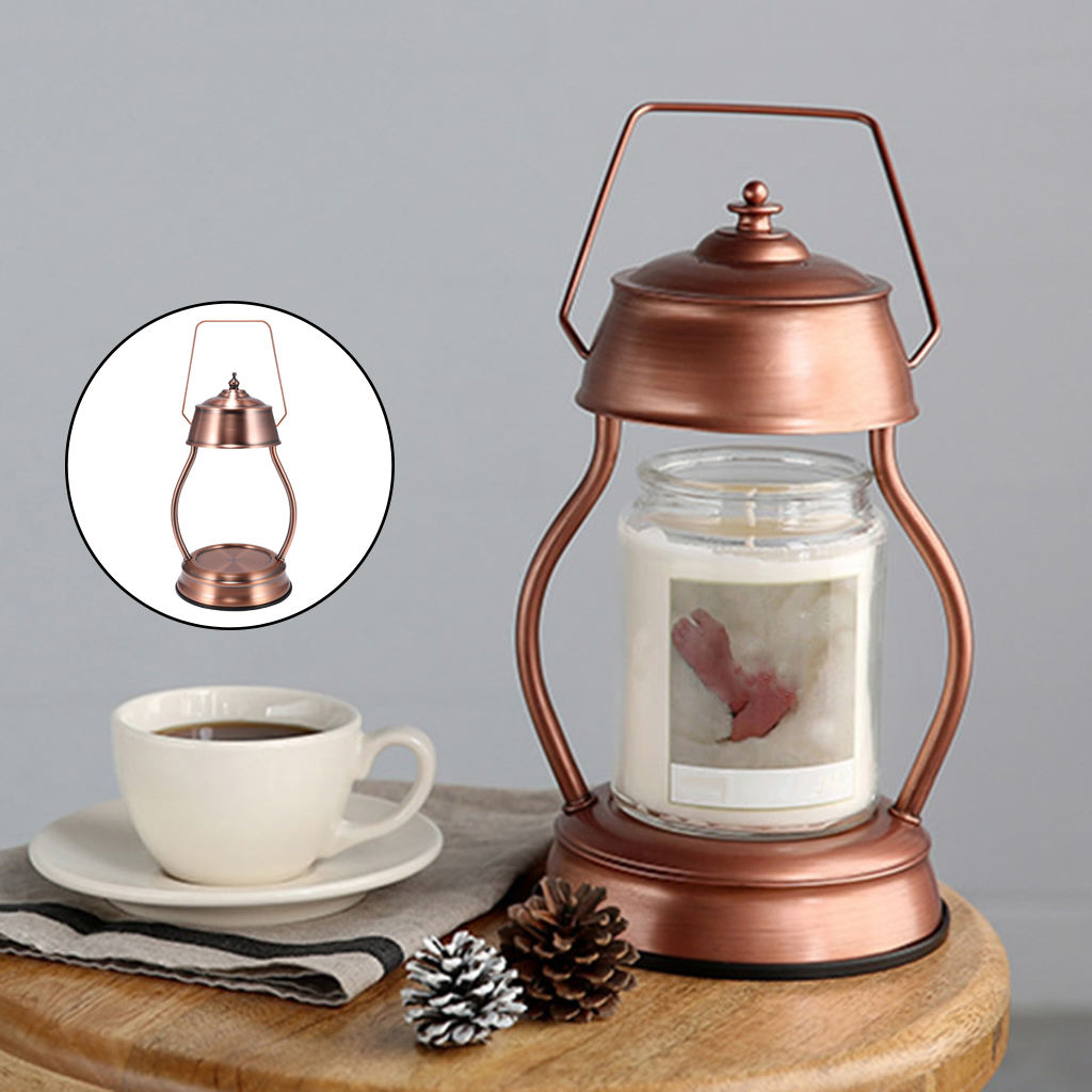 Candle Wax Lamp, Exquisite Thermal Melting  Lamp with Stepless Dimmable Temperature and Fragrance for Bedroom Home