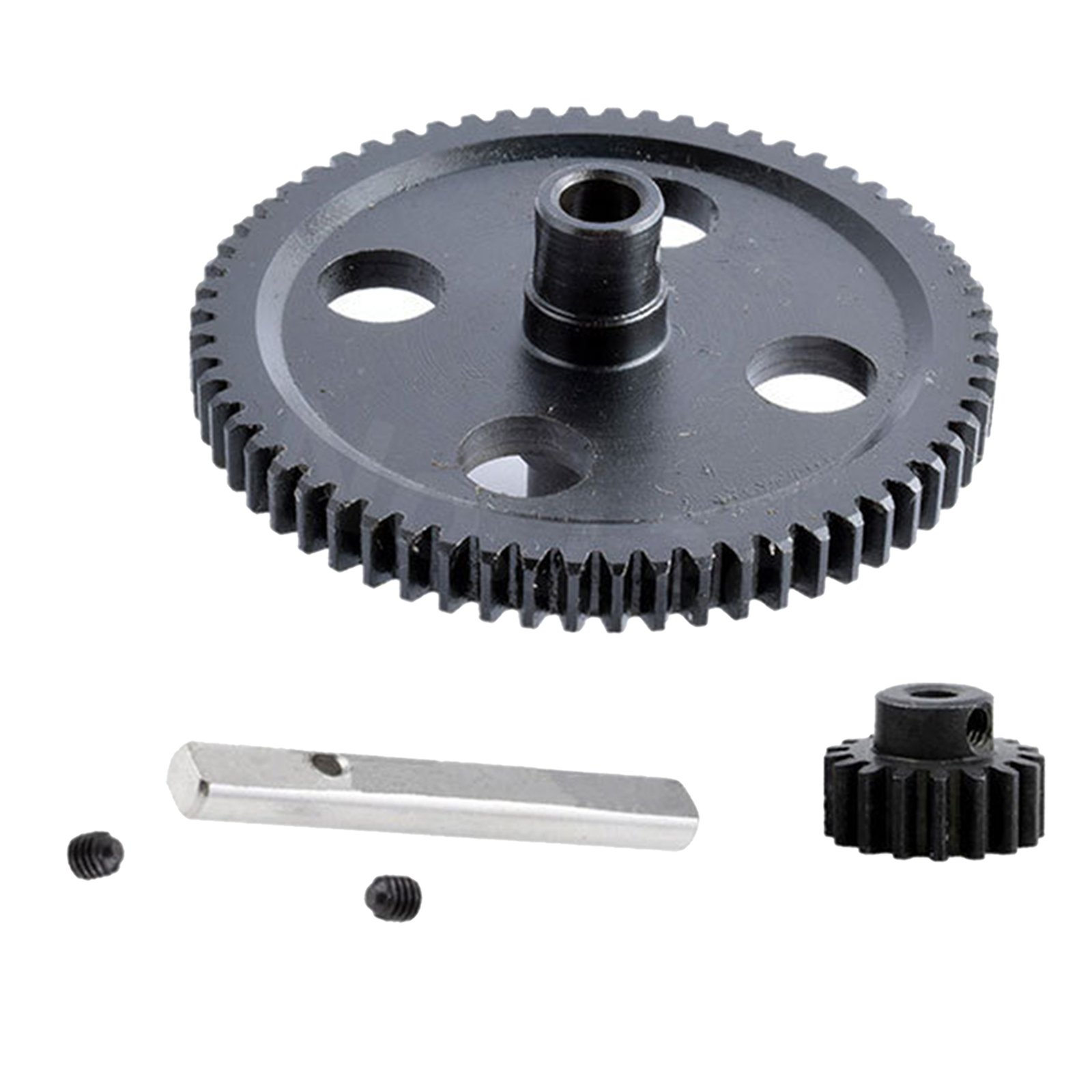 2 PCS 62T Main Gear & 17T Pinion Gear for WLtoys 12428-BC 1:12 Scale RC Car