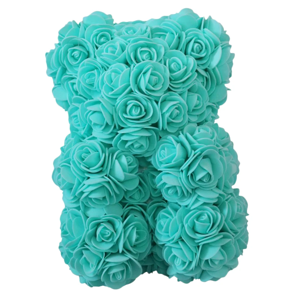 Rose Bear Flower Teddy Gifts for Girlfriend Lover Wedding Birthday