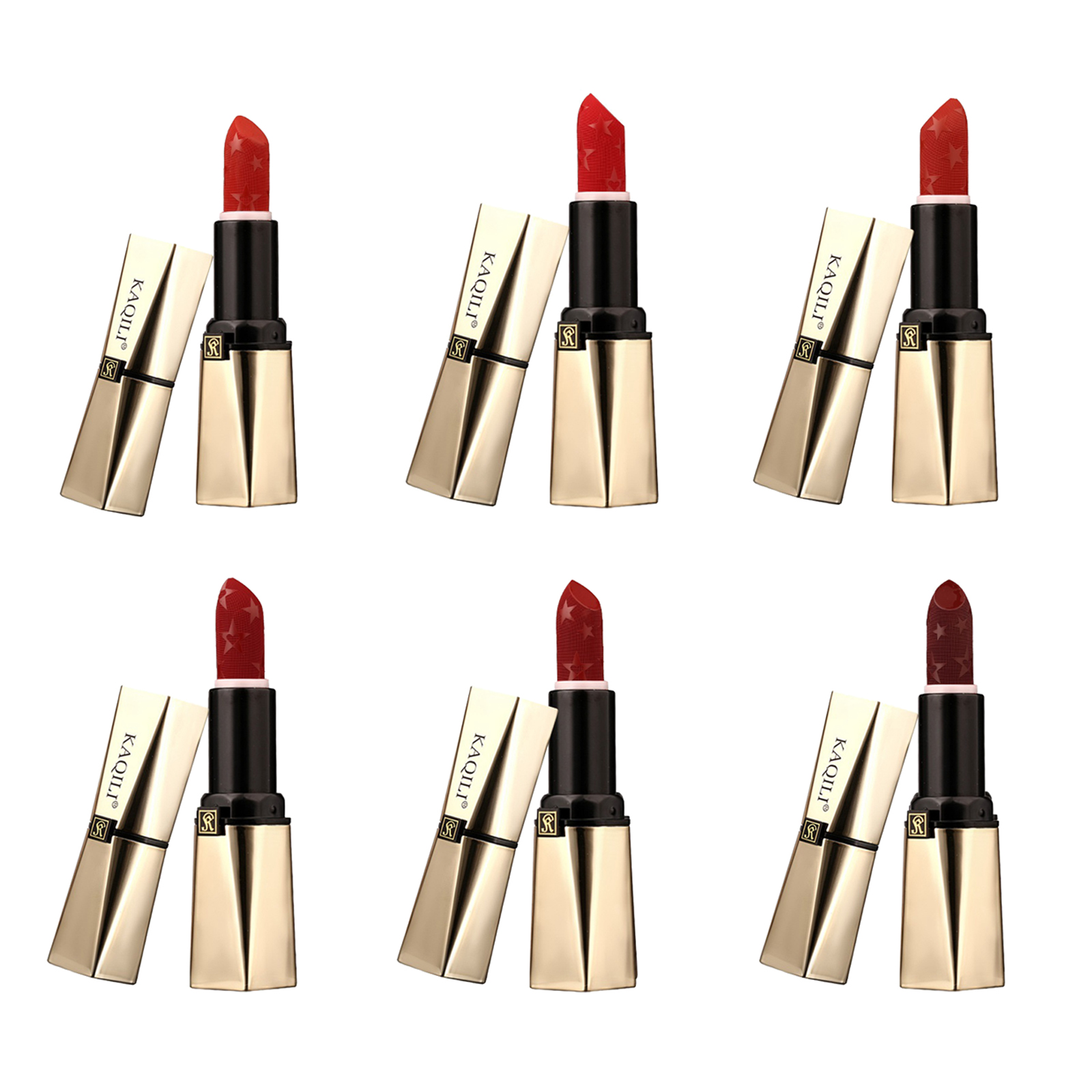 Natural Red Color Sensational Lipstick Moisturizing Lip Makeup Matte Finish High quality Material Matte Lipsticks Nonstick Cup