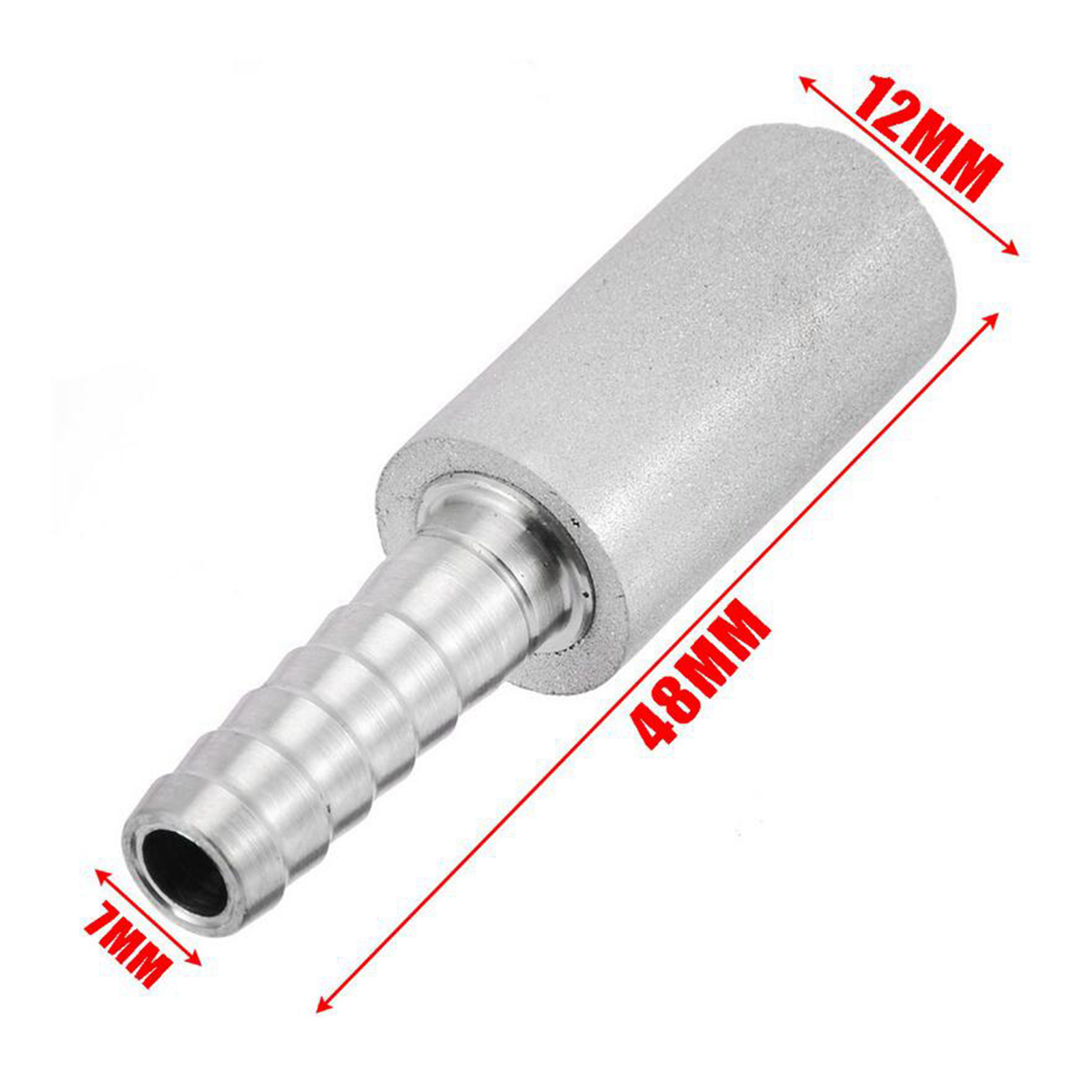 0.5 and 2 Micron Stainless Steel Beer Wine Fitting Carbonating Oxygenation Diffusion Aeration Air Stone Homebrew Accessory