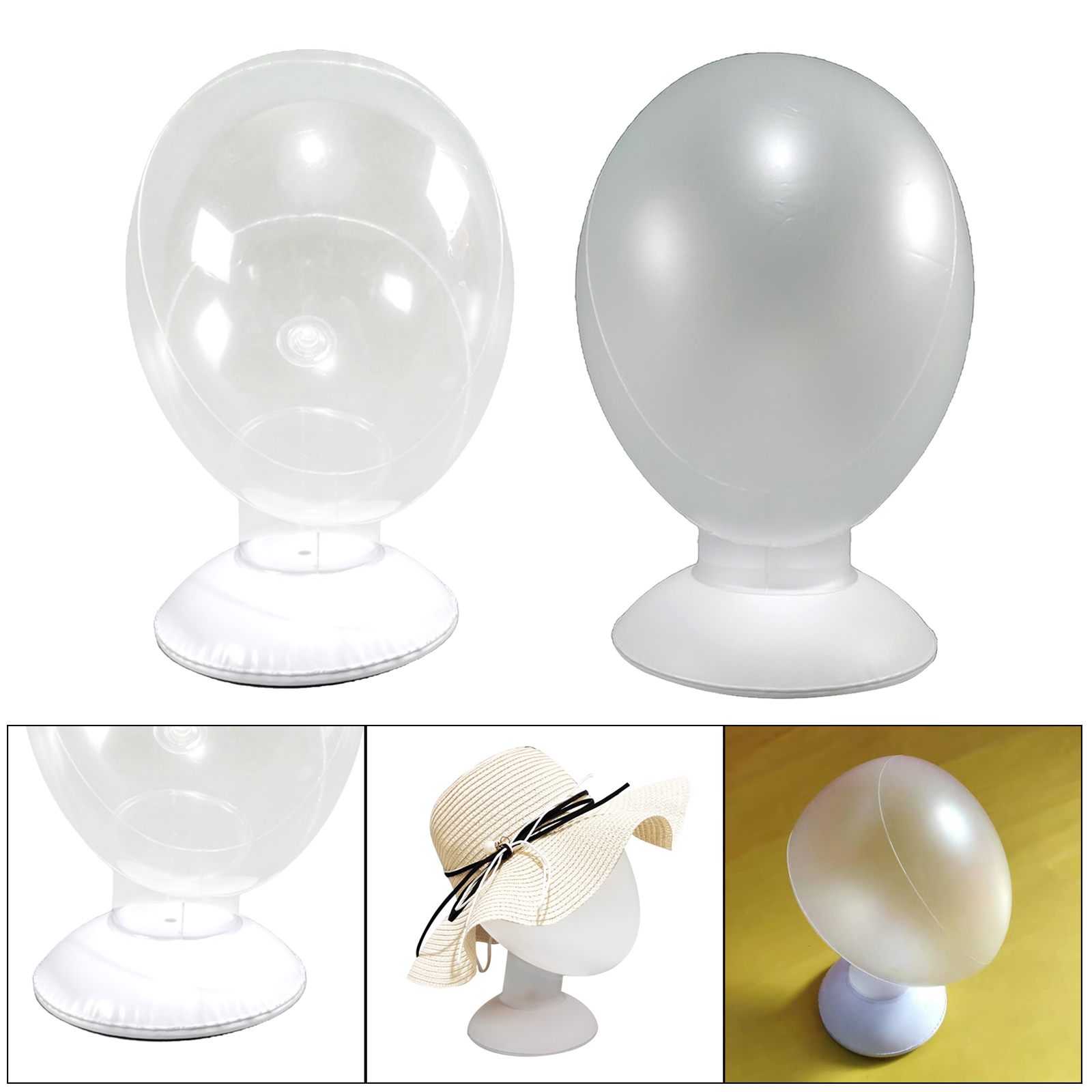 Mannequin Head Manikin Wigs Stand for Shop Window Display Hats, Hairpieces