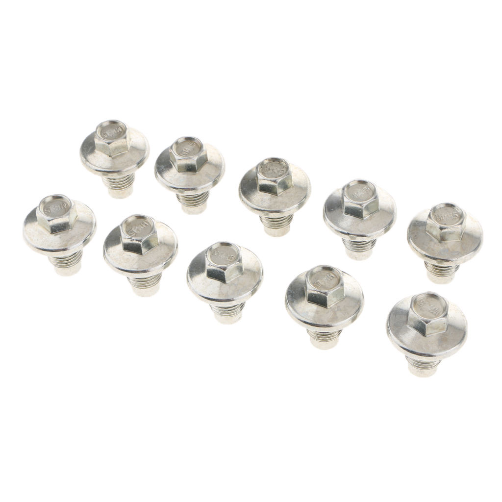 10x Engine Oil Pan Drain Plug Bolt & Rubber Gasket for Chrysler  for Jeep