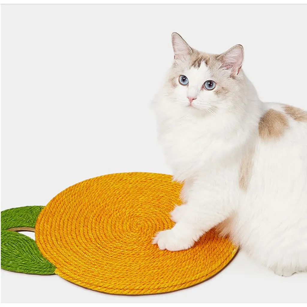 Wall Mount Durable Sisal Cat Scratching Board Scratch Pad with Sucker Scratcher Activity Interactive Toy