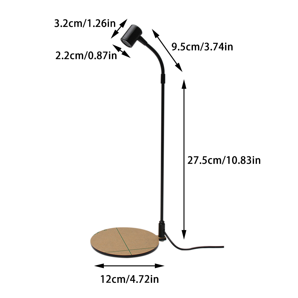 casa isolamento térmico em miniatura paisagem aquário led luz vasos de plantas diy ajustável com almofada pé tanque de peixes prova dwaterproof água