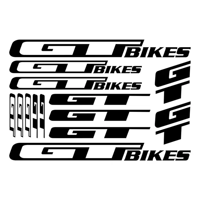 GT Bike Frame Stickers Pegatinas bicicletas Accesorios de