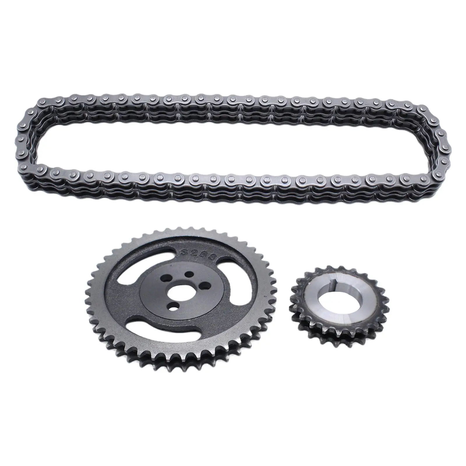 Double Roller Timing Chain Set TS163 Clo-C-3023x Double Row Side Engine for Chevrolet GM Sbc 5.7L 400 383 327 283