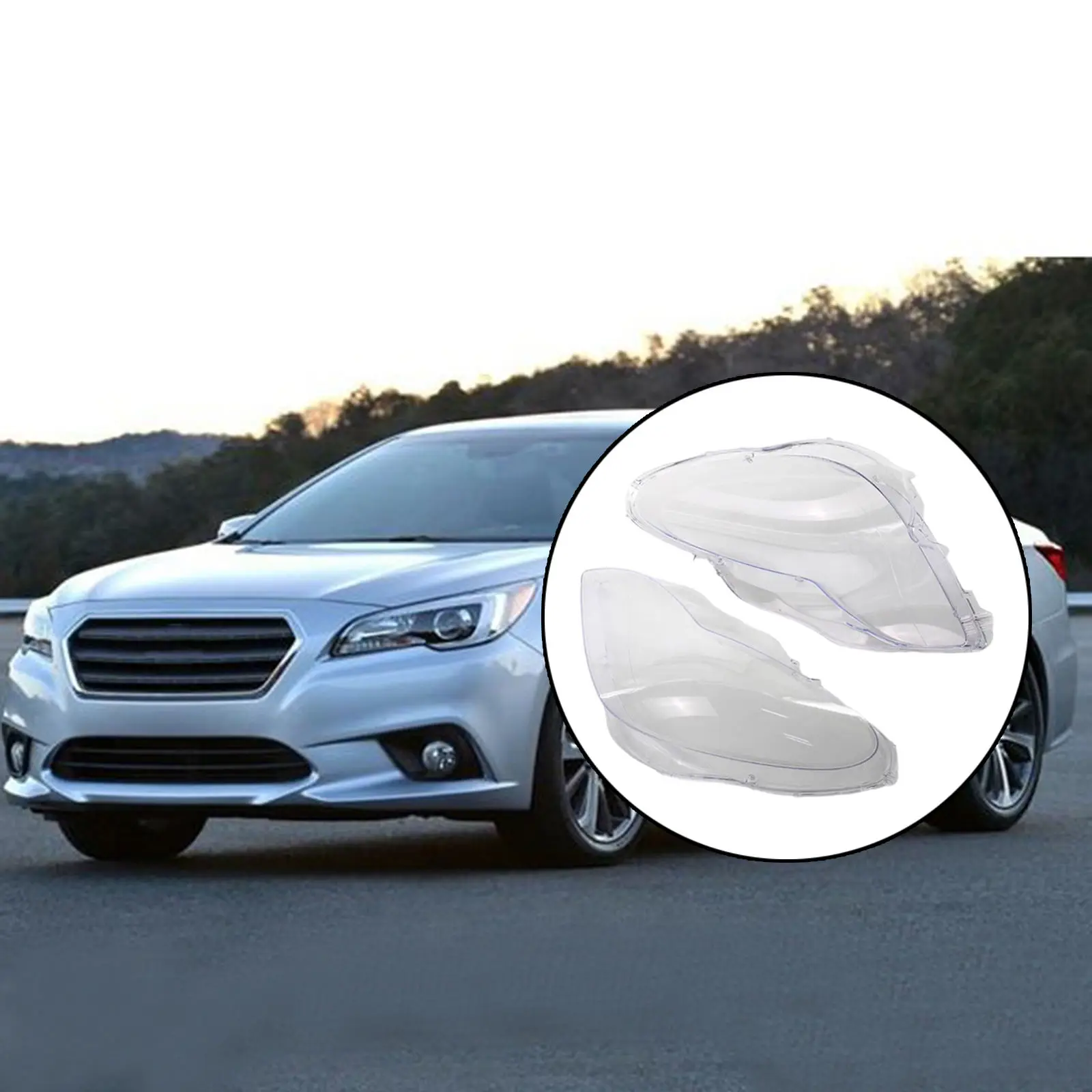 Car Front Headlight Headlamp Lens Cover for Mercedes W219 CLS350 CLS500 CLS550 2006-2011 A2198202961 A2198203061