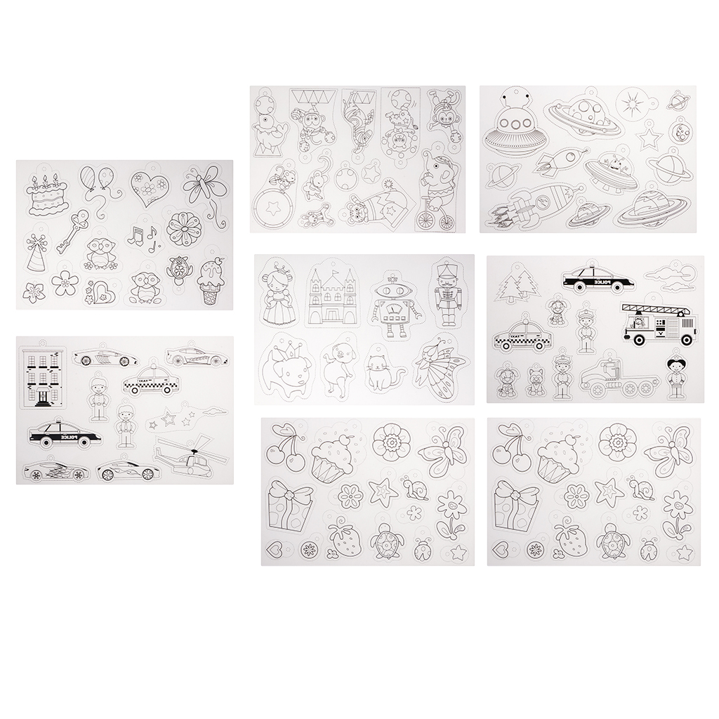 8 Sheet  Shrink Plastic Printable Shrink Paper Pre Cut DIY Jewelry Craft