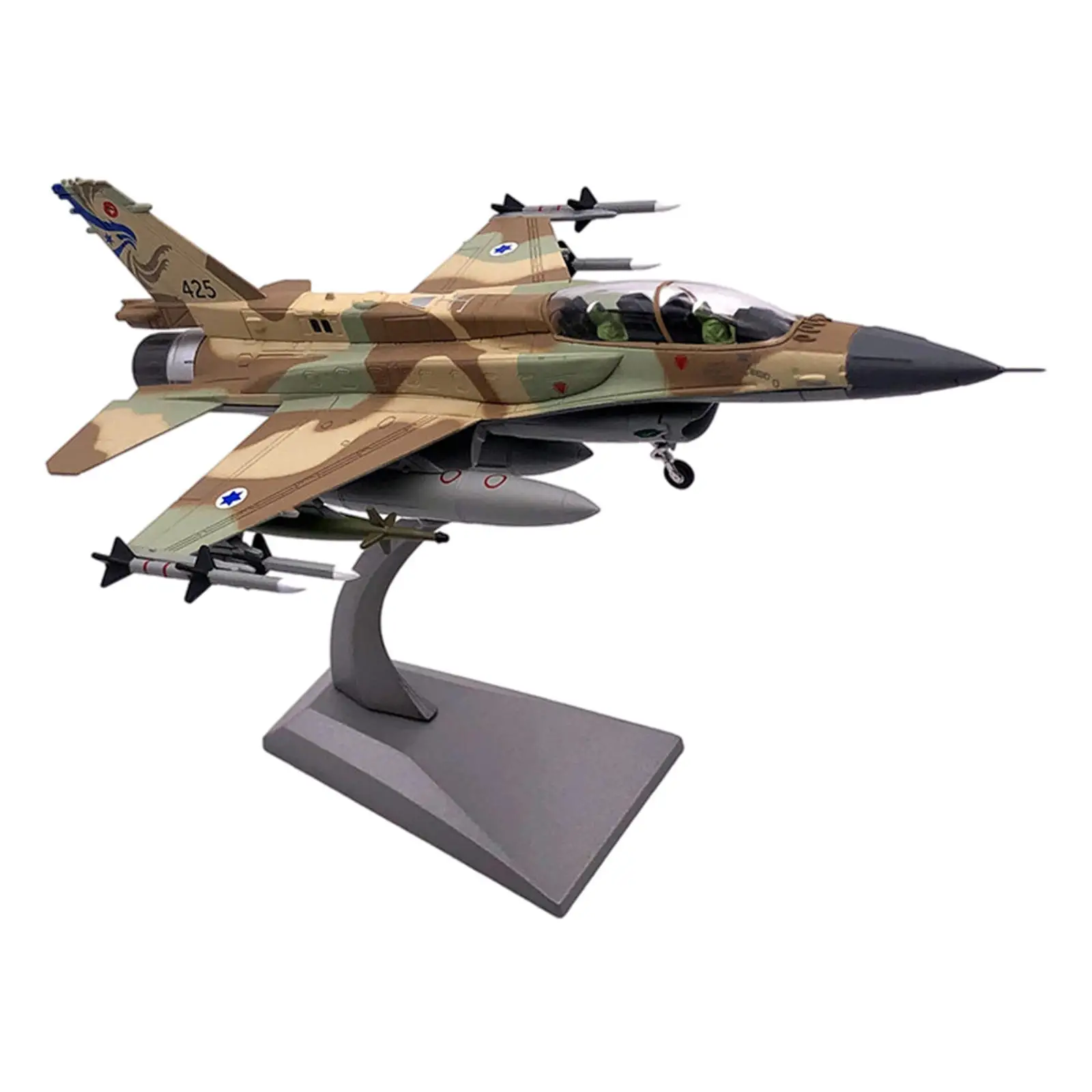 1:72 Metal Planes Aircraft Model, High Simulation Diecast F-16I Fighting Falcon,