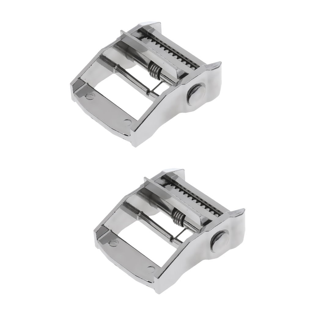 2 Pieces 38mm Roof Rack Tie Down Straps Cam Buckle for Webbing Max Load 500kg Luggage Kayak Board Surf