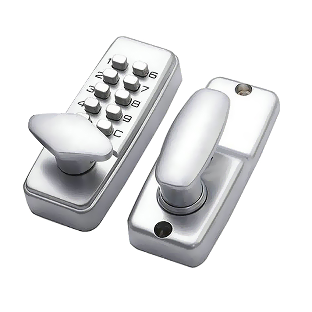 Digital Keypad Entry Code Combination Keyless Setting Lock for Door - Located On Door Knob Stylish Compact Design High Security