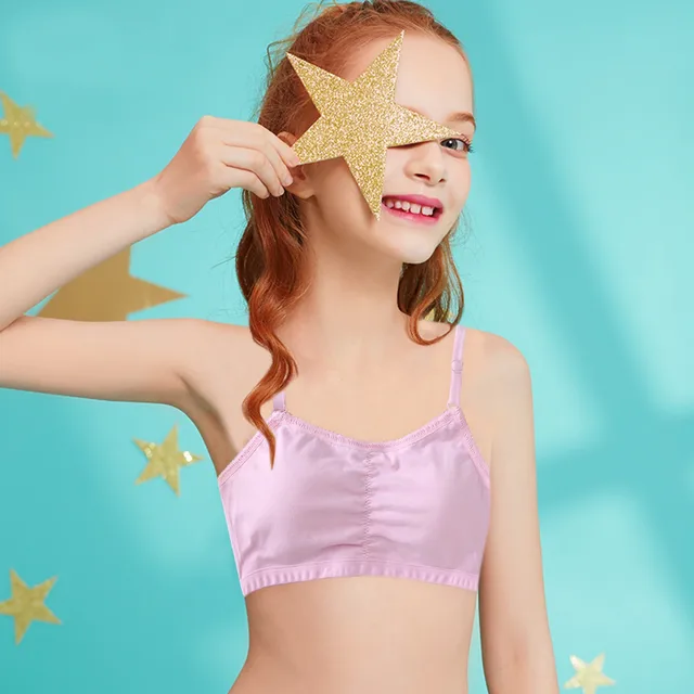 Girls Training Bras Kids Soft Underwear Breathable Children Bra