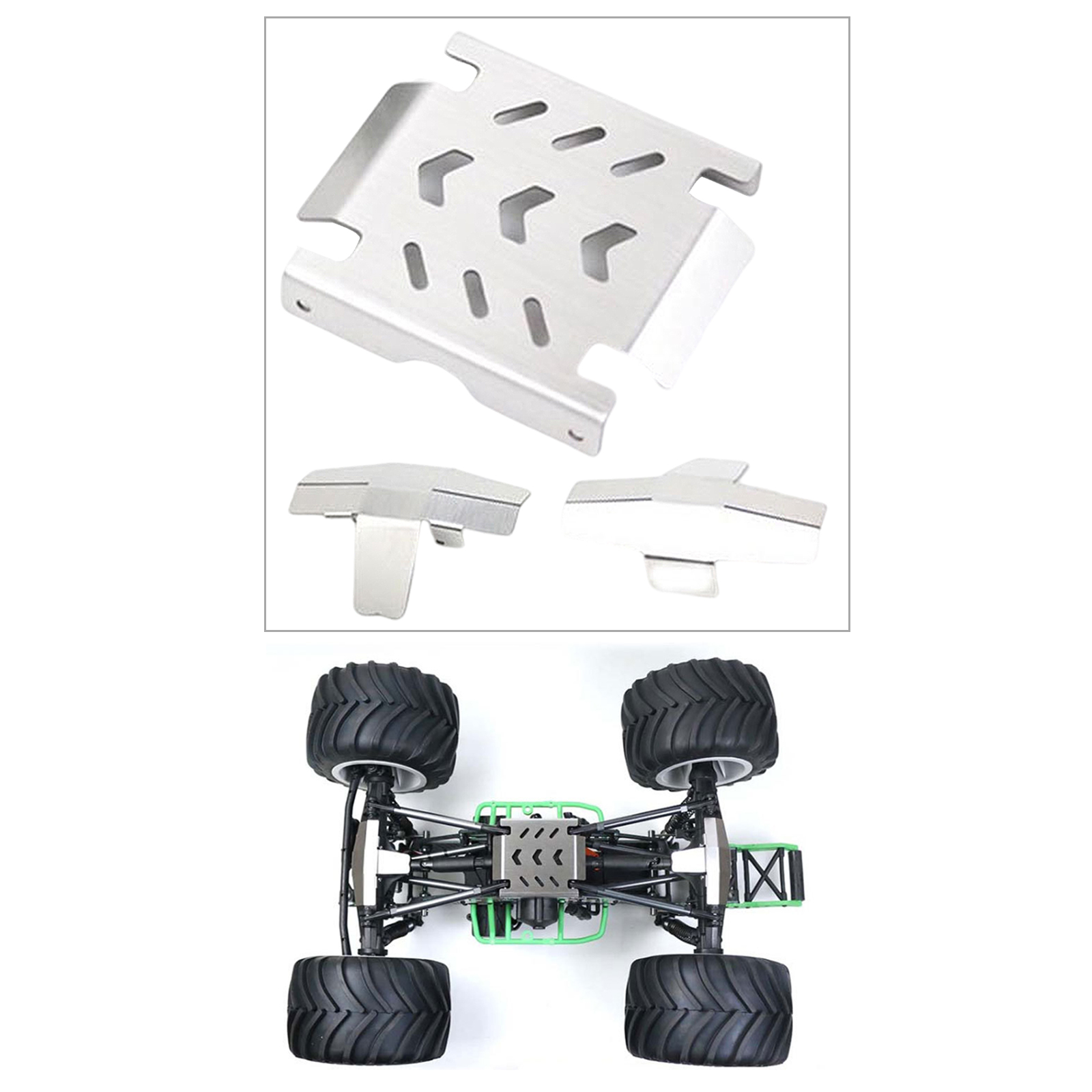 RC Car Upgrade Chassis Armor for LOSI LMT 4WD Axle Buggy Crawler Truck Part