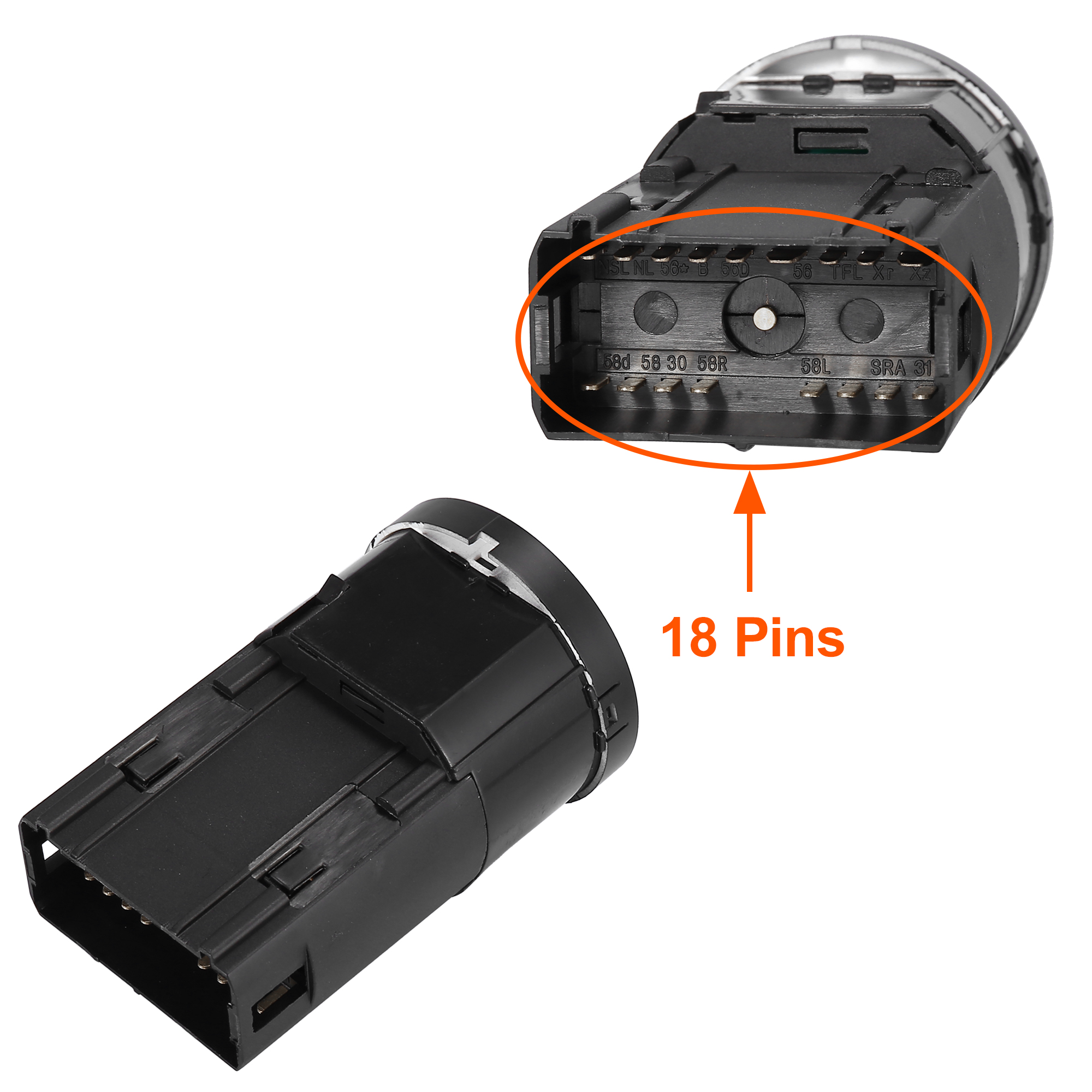 Uxcell Car Headlight Switch Headlamp Fog Lamp Switch 6q0941531c Car