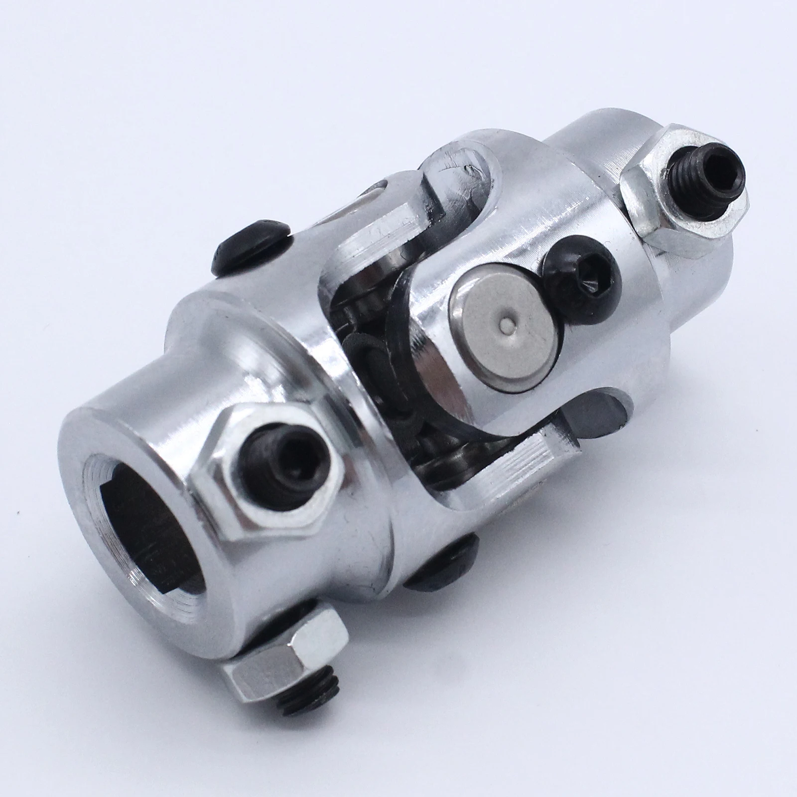 Steering Shaft U Joint 38 Degrees 3/4-36 Spline X 3/4in DD, Premium,Silver Colour