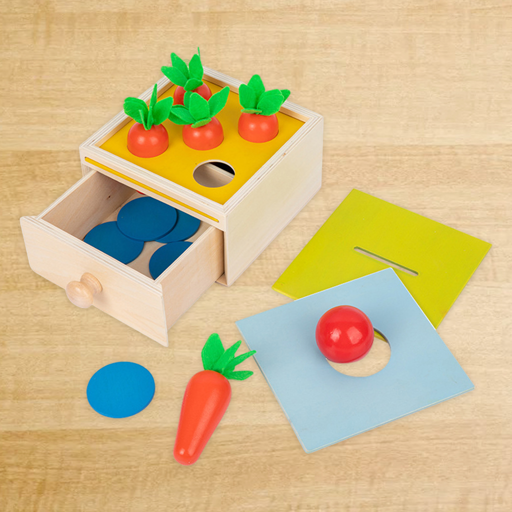 Object Permanence Box Montessori Family Educational Training Material
