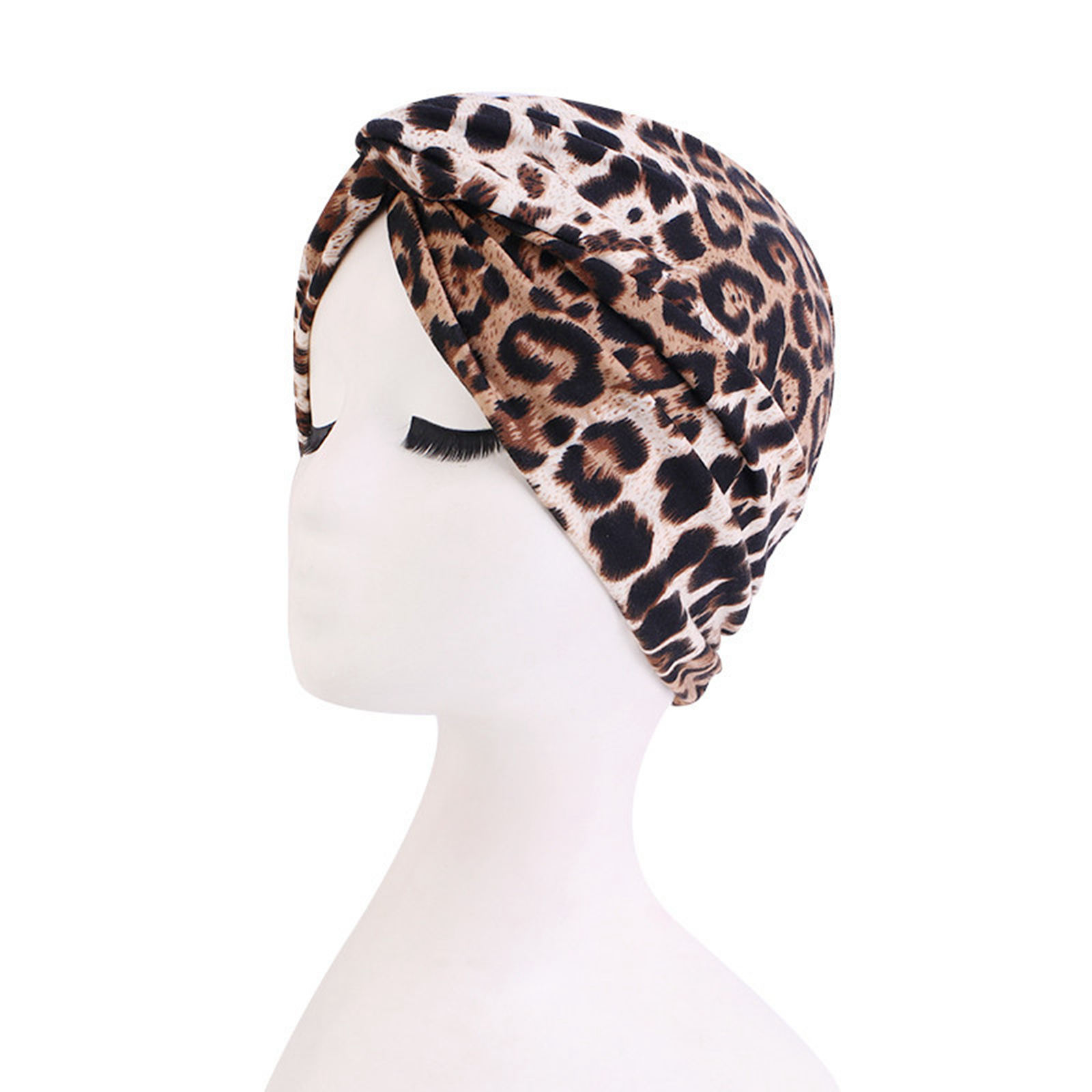 Women's Soft Cotton Chemo Caps Ethnic Muslim Print Beanie Head Scarf Skull Caps Headwear Bandana Turban Hat Head Wrap