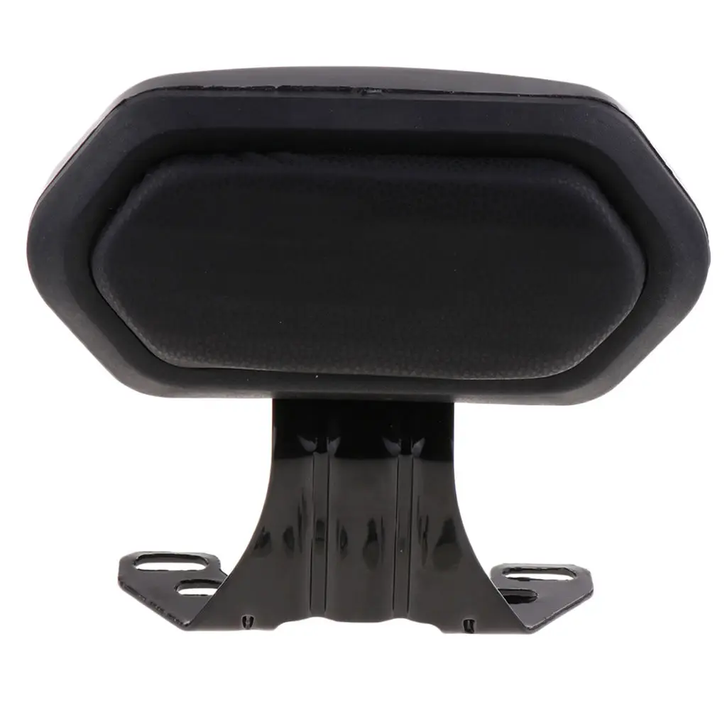 Black Detachable Backrest Sissy Bar Passenger Luggage Rack Universal for Motorcycle Electrombile