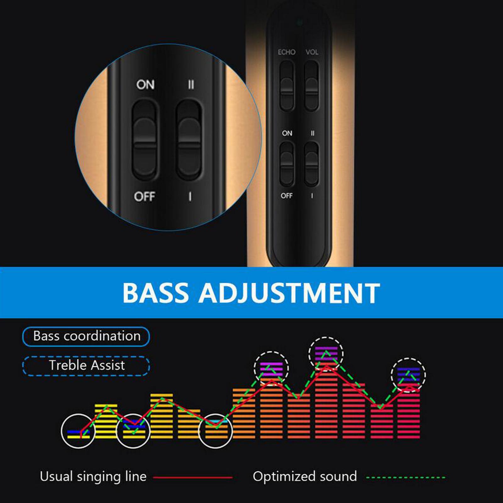 Handheld Microphone Karaoke Microphone Stand Condenser Phone Tripod Wireless Microphones Mic Microphone Systems