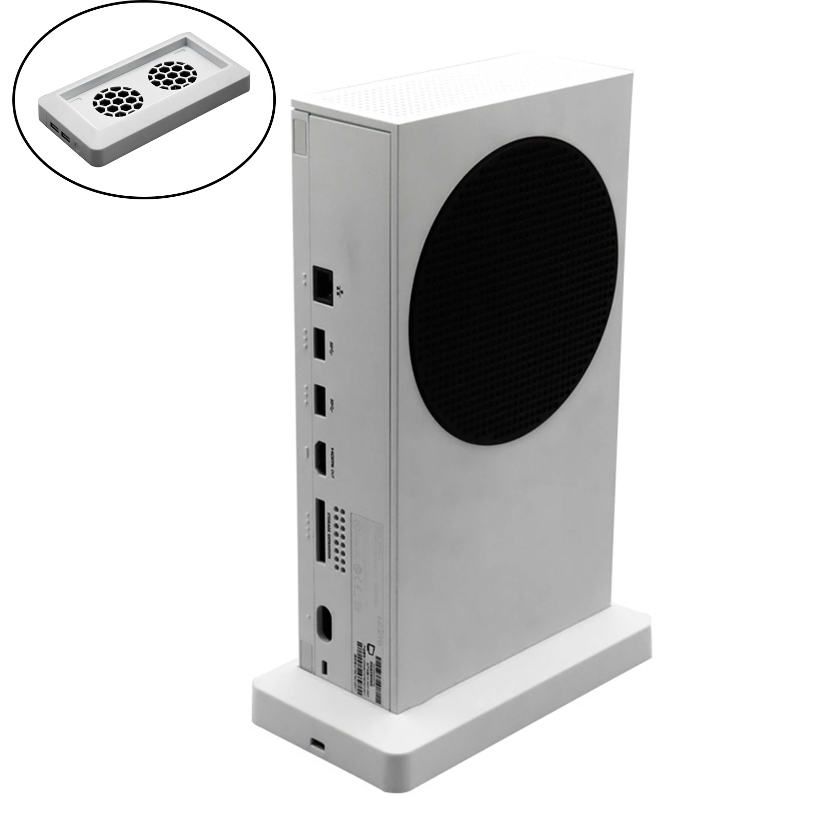 1 Pcs Cooling Fan Vertical Stand Cooler For  Series S Game Console