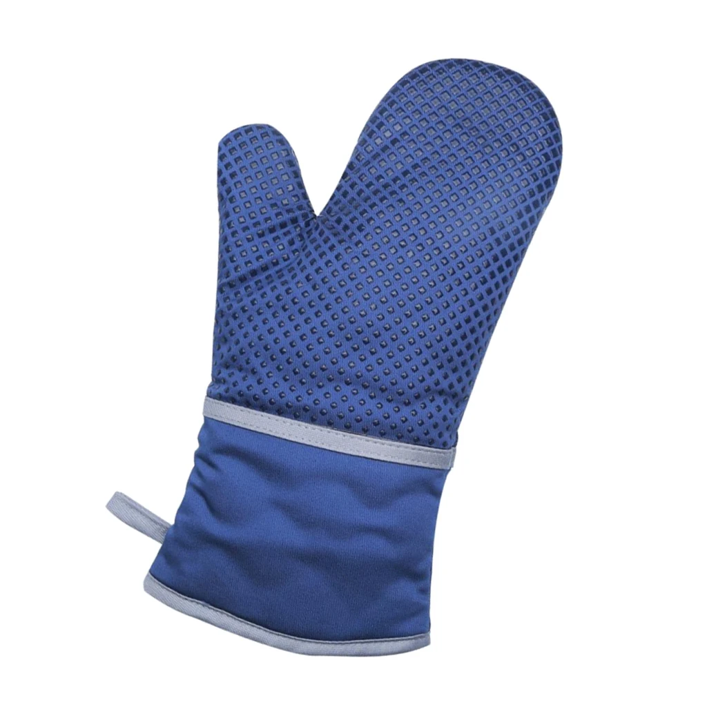 Silicone & Cotton Oven Mitts Gloves Baking Tool nsulted Glove Heat-resistant