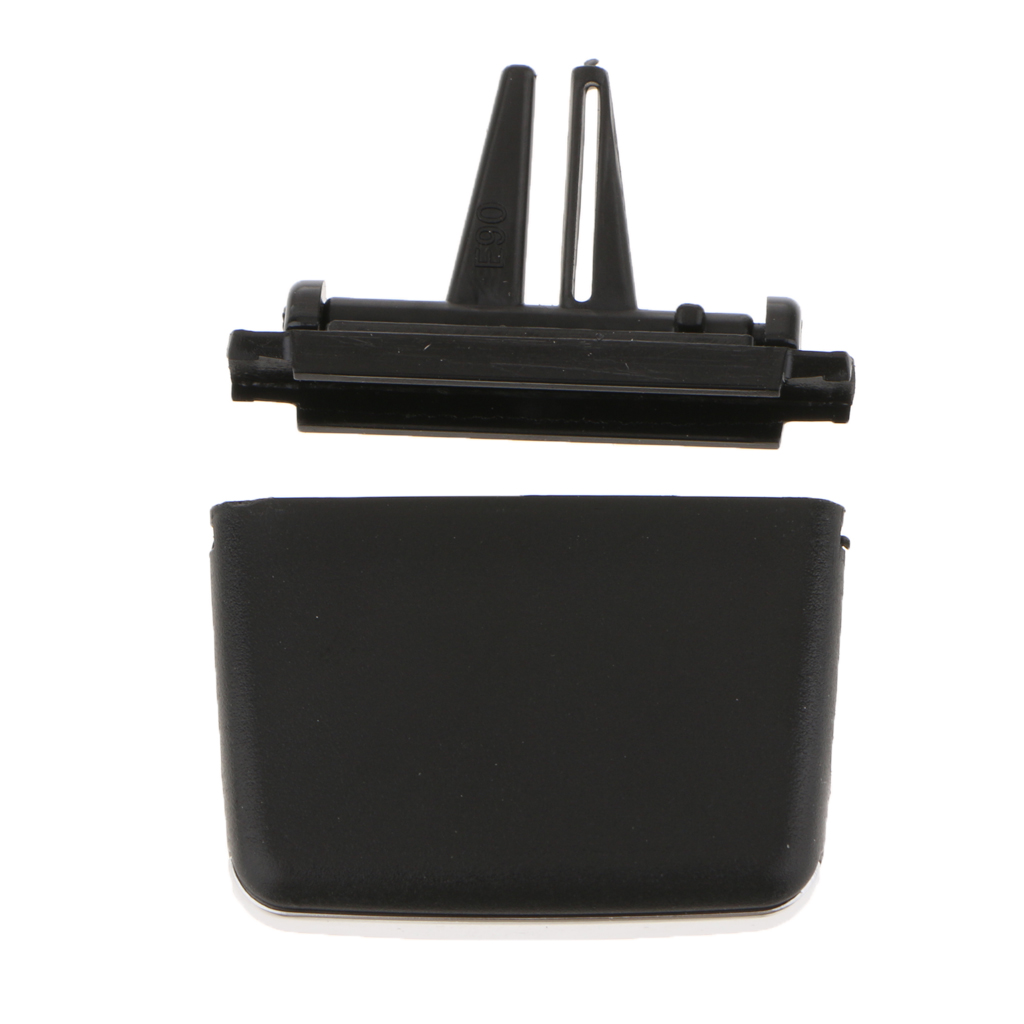 Front A/C Air   Outlet Tab Clip Repair Kit for BMW X5 X6 2006-2013 (Black, Front Row)