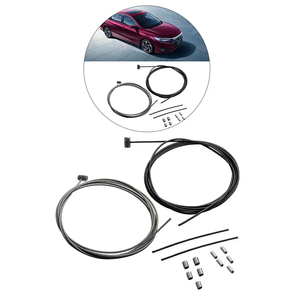 Sliding Door Cable Repair Kit L&R Side Metal for Honda Replacement Parts Accessories 72050-TK8-A12