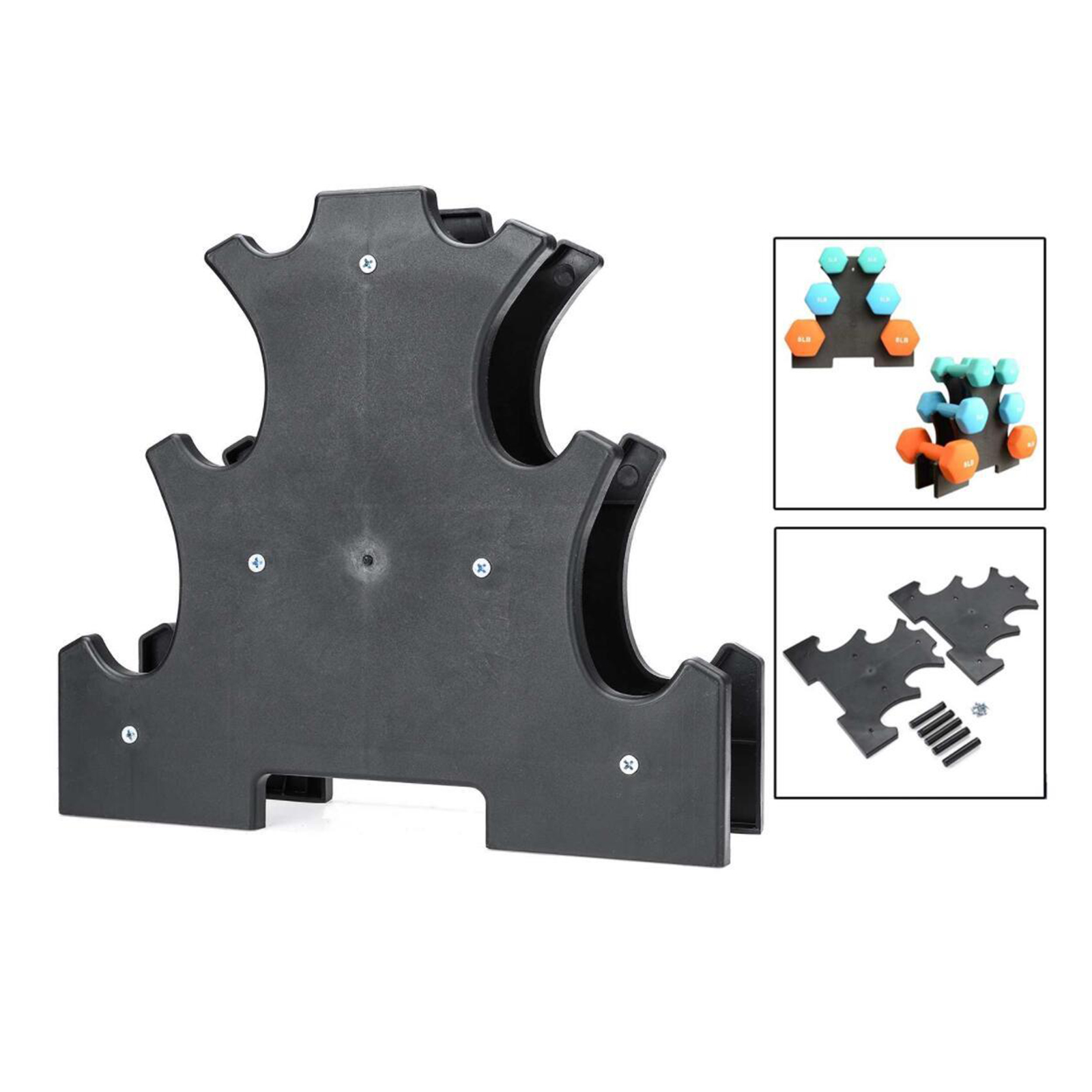 Barbell Dumbbell Rack, Sold Dumbbells Holding Tree, Organizer Space-saving Weights Holder