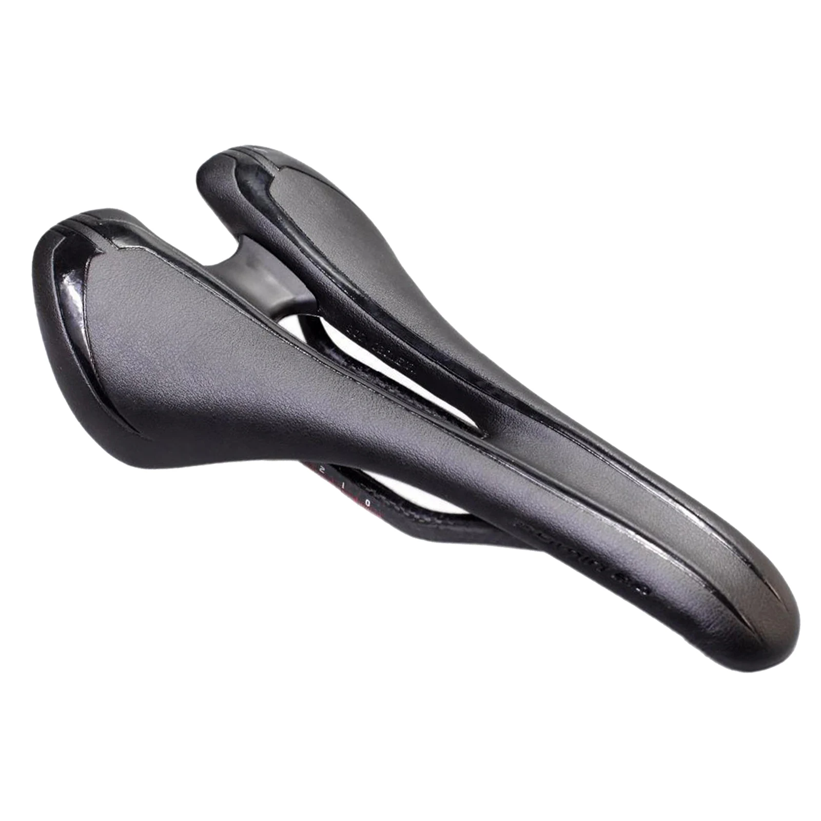 Universal Bike Seat Waterproof Carbon Fiber Cut Out Cycling Saddle Pad Black