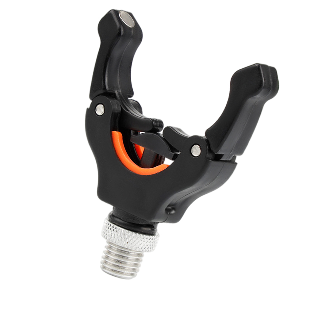Portable Fishing Rod Pod Rest Head Butt Lock Gripper Fishing Pole Bracket Clips