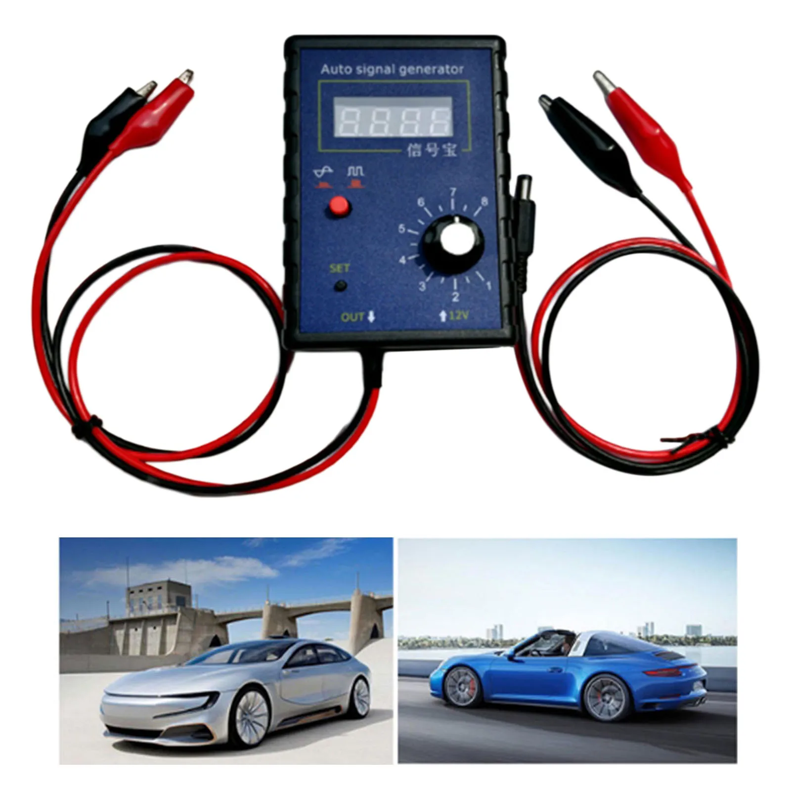 Car Hall Sensor Crankshaft Position Sensor Signal Tester Meter 2Hz To 8KHz Automobile Auto Vehicle Signal Simulator Generator