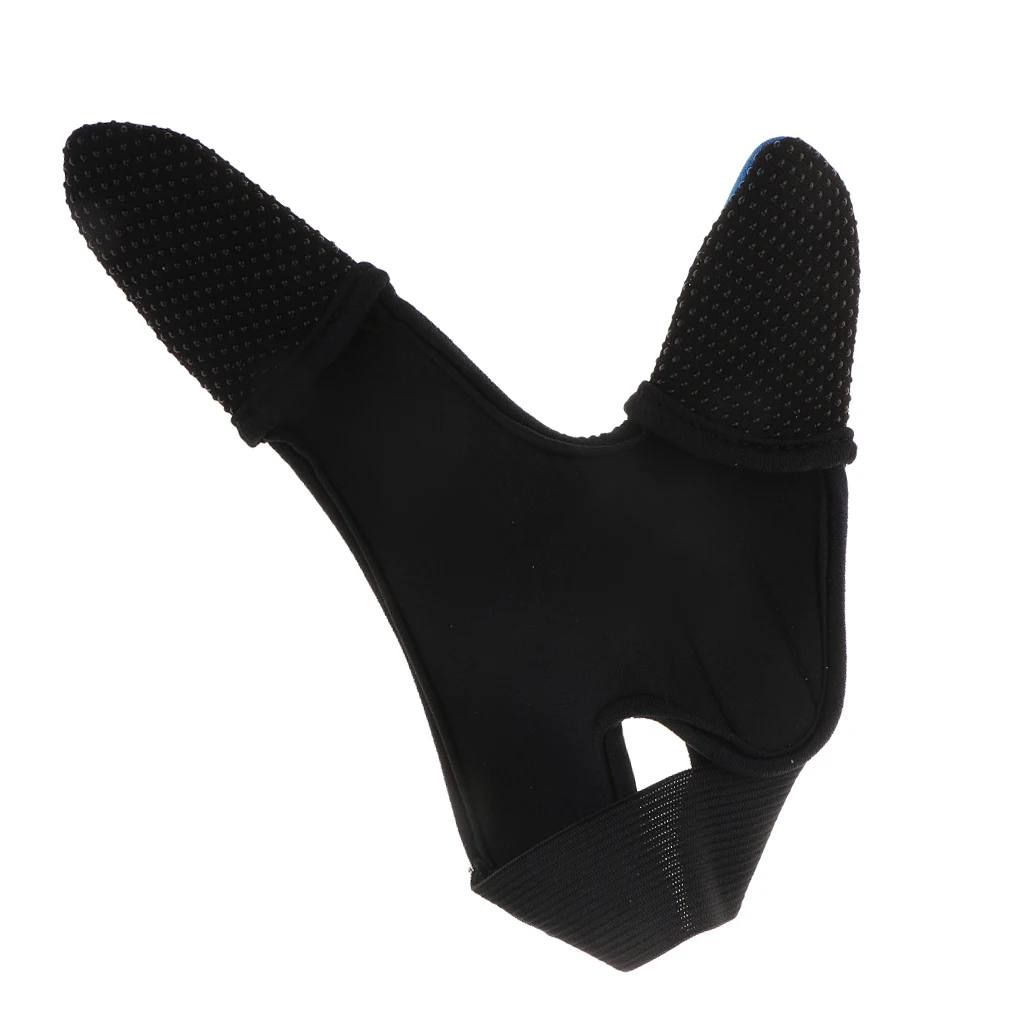 1pc Fishing Two Finger Gloves Non- Thumb Index Finger Protector Guard