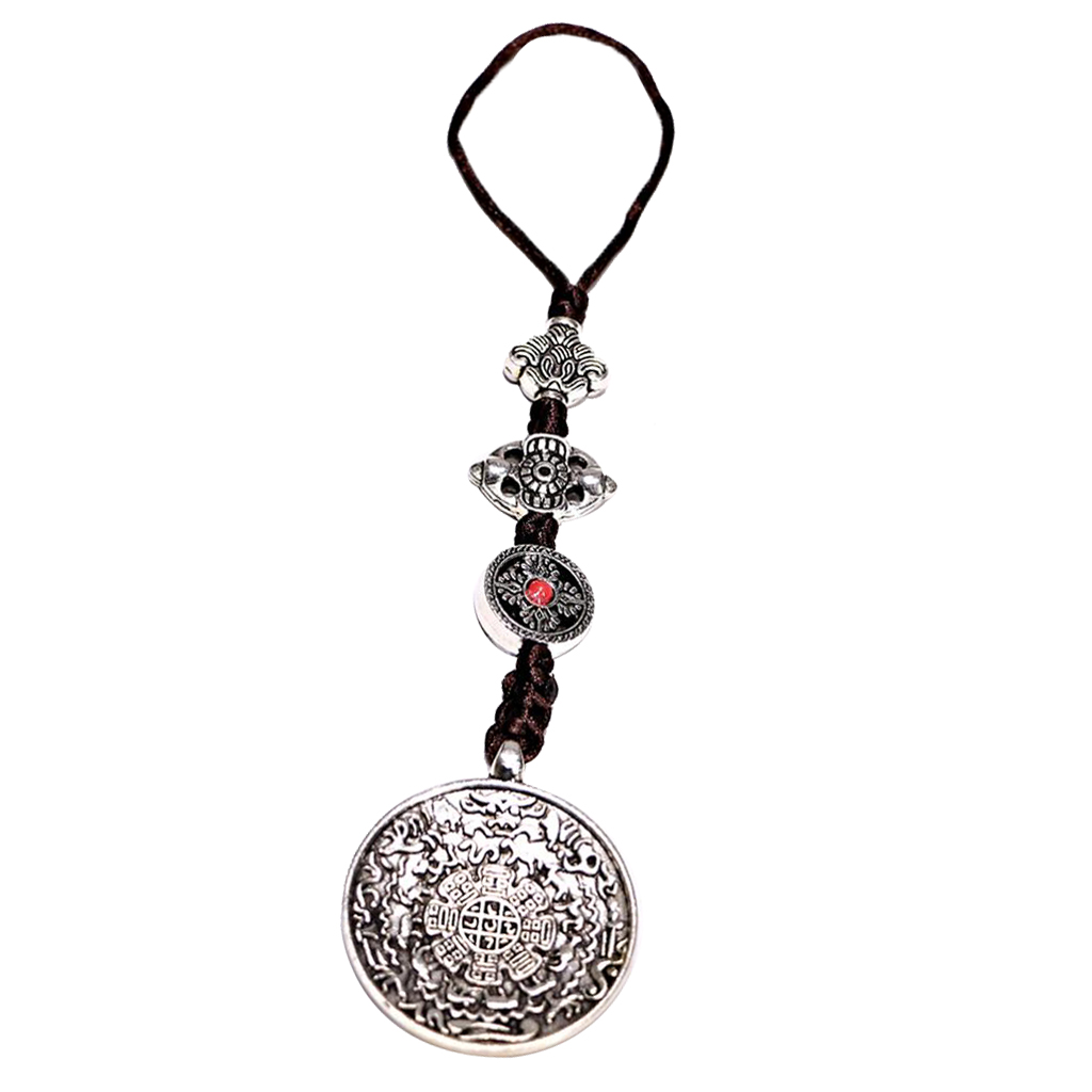 Double Sided Well Finished Tibetan Shamans Buddhism Eight-Trigrams Mirror L