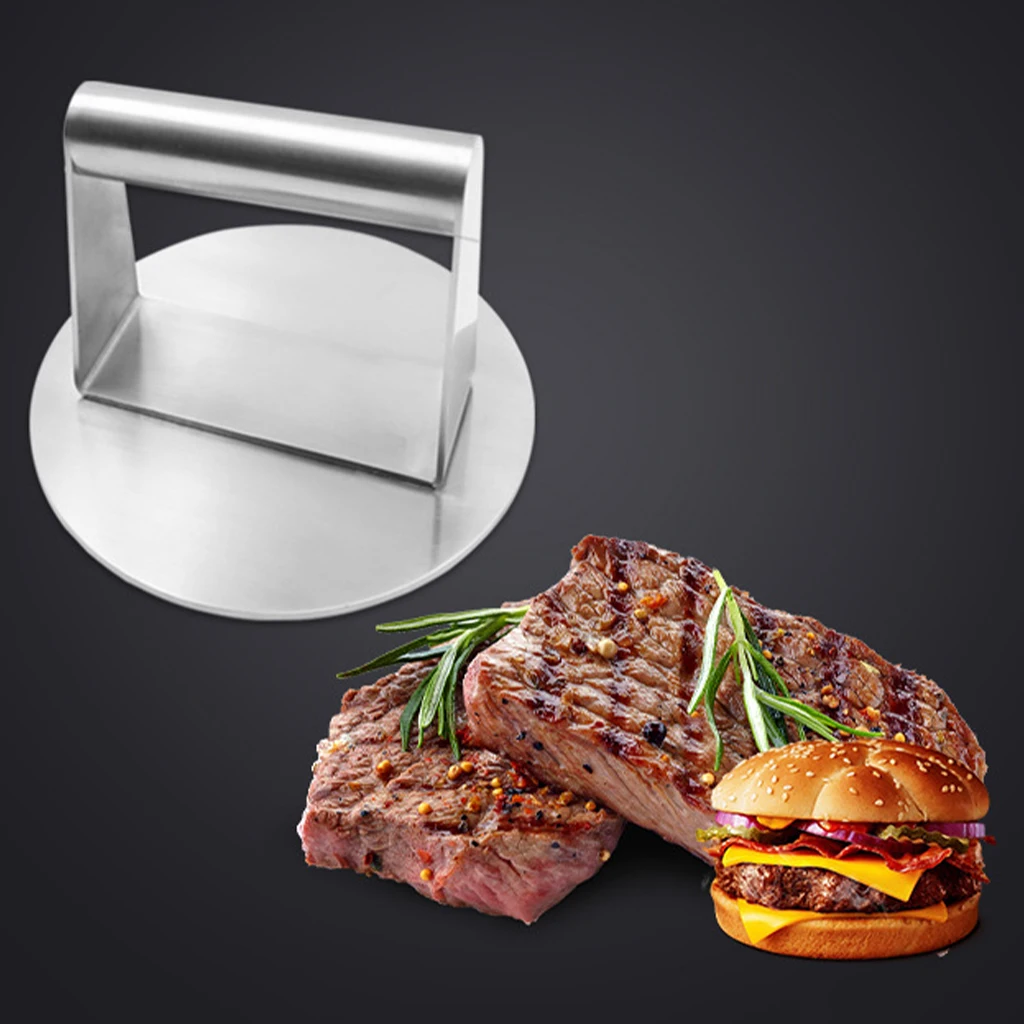 Grill Press Burger Smasher Bacon Press Meat Beef Grill Kitchen Bacon Press Meat Beef Grill for Pan Oven
