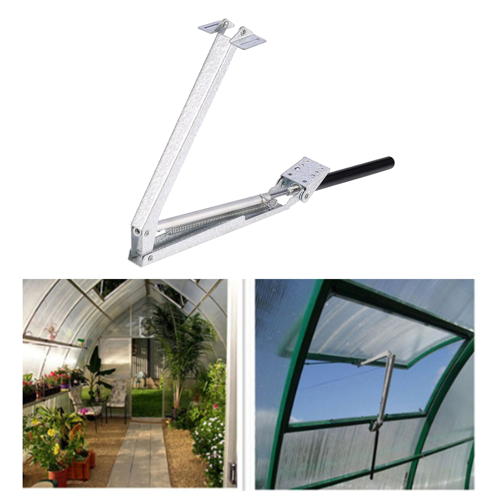 Solar Sensing Automatic Greenhouse Window Opener Spring Auto Vent Sensor Opening Tool, Automatically Opening Closing