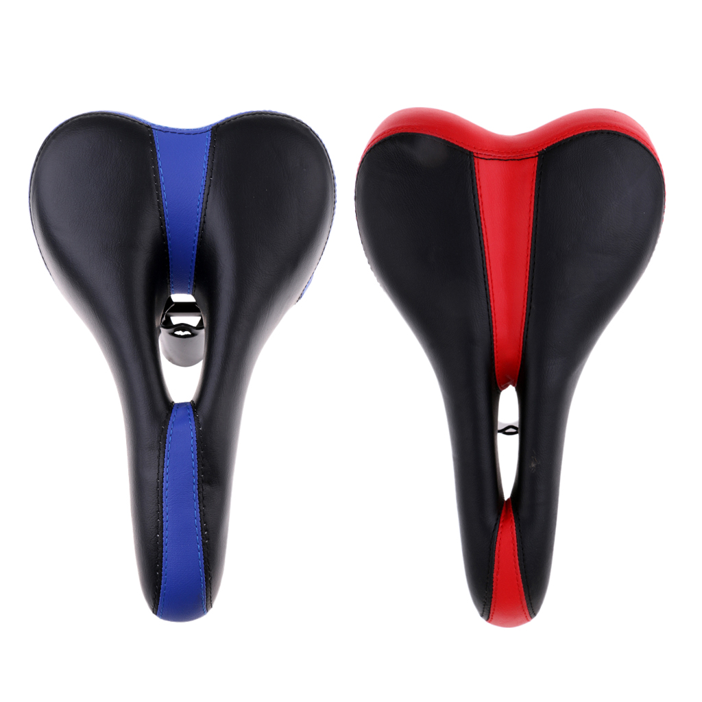 Comfortable Bike Seat, Extra Wide and Padded Bicycle Saddle, Universal Bike Seat Replacement