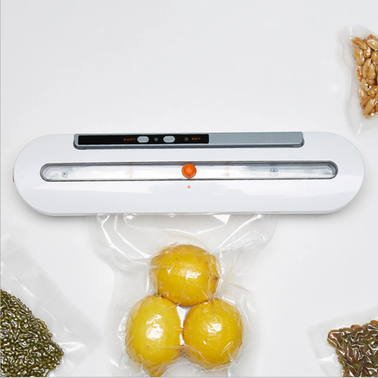 AU Plug Automatic Vacuum Sealer Machine Food Packaging for Vegetables,Meat,Eggs,Fruits with 10pcs Sealer Bags