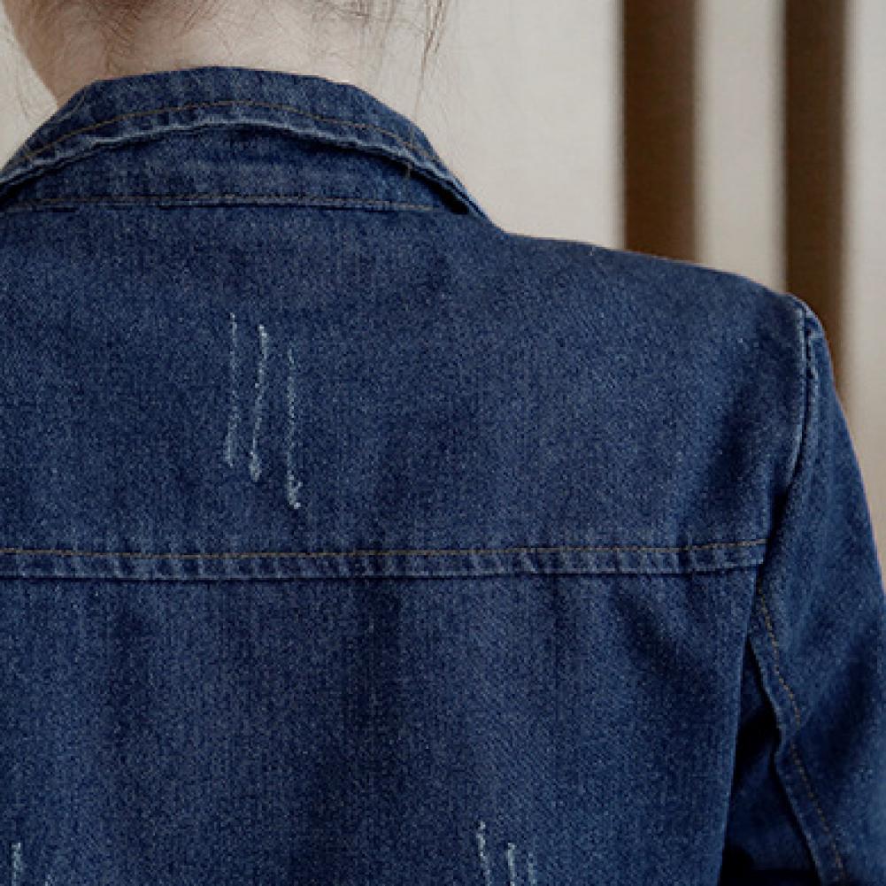 feminino denim jaqueta bordado outono vestuário europeu moda 2022 quente