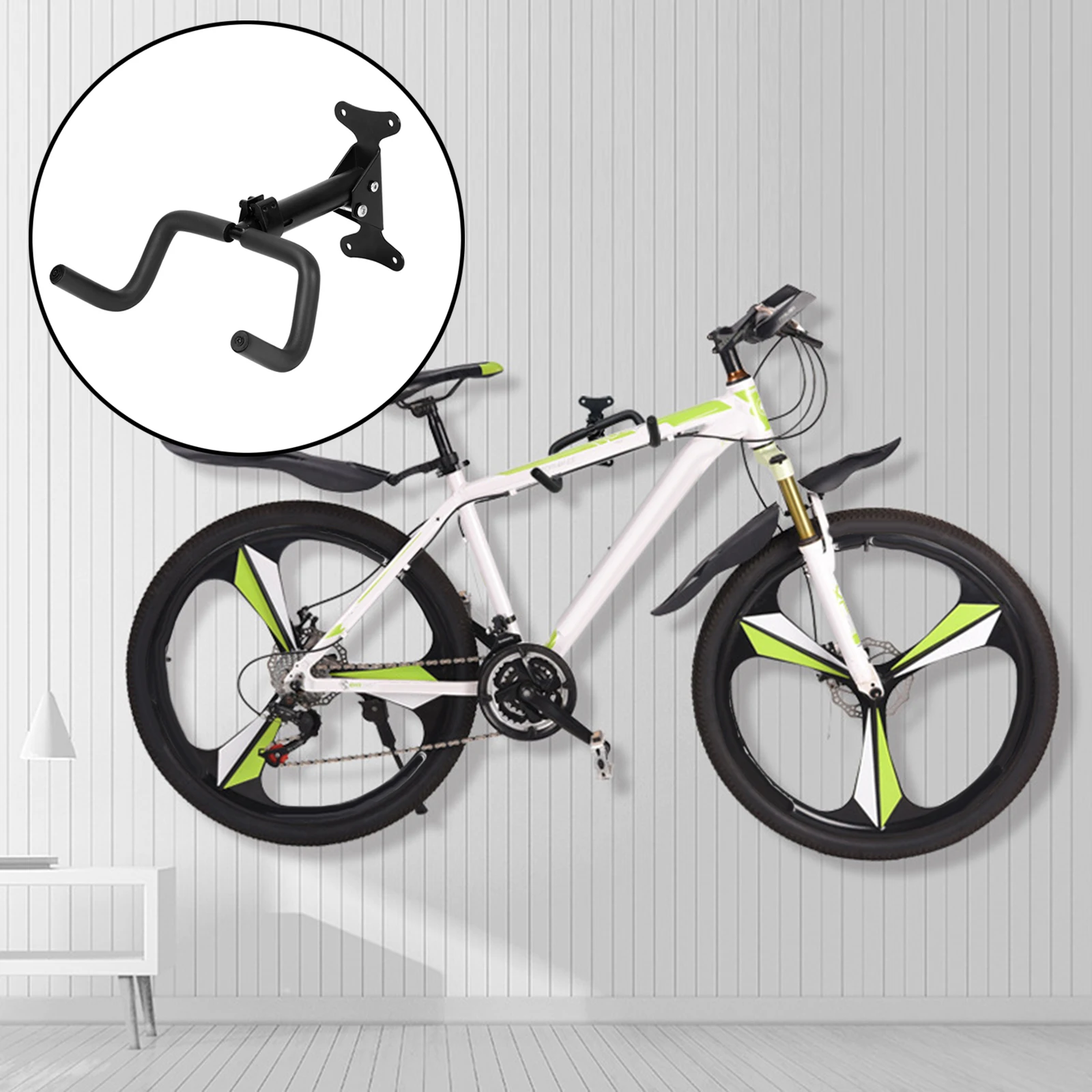 1PCS Bicycle Wall Stand Holder Foldable MTB Road Bike Storage Hanging Hanger Hook Cycling Display Rack Support Stand Bracket