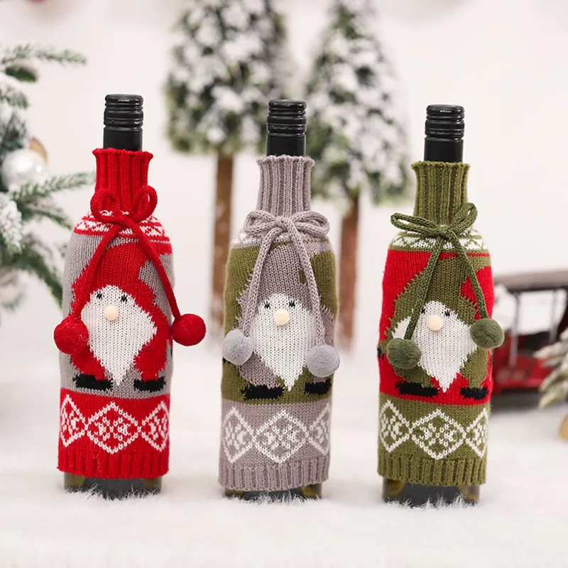 Чехол на бутылку «Дед Мороз с подарками» 4244087