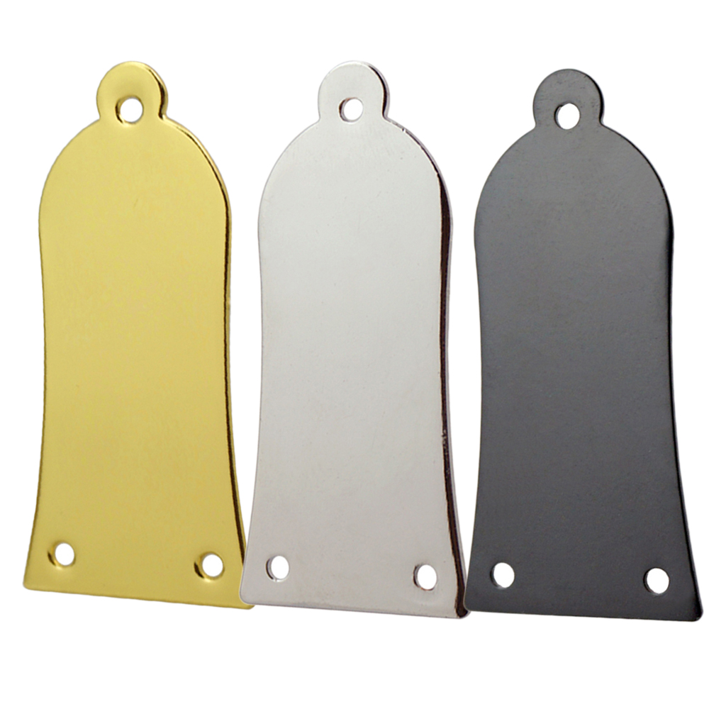 Metal 3 Hole  Rod Cover Plate For Bass Guitar Replacement Part