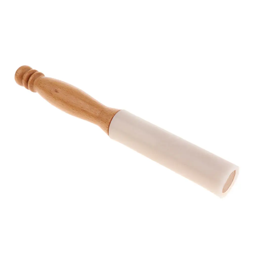 Durable Wood Handle Highest Quality Rubber Mallet Striker for Musical Crystal Singing Bowl Percussion Part