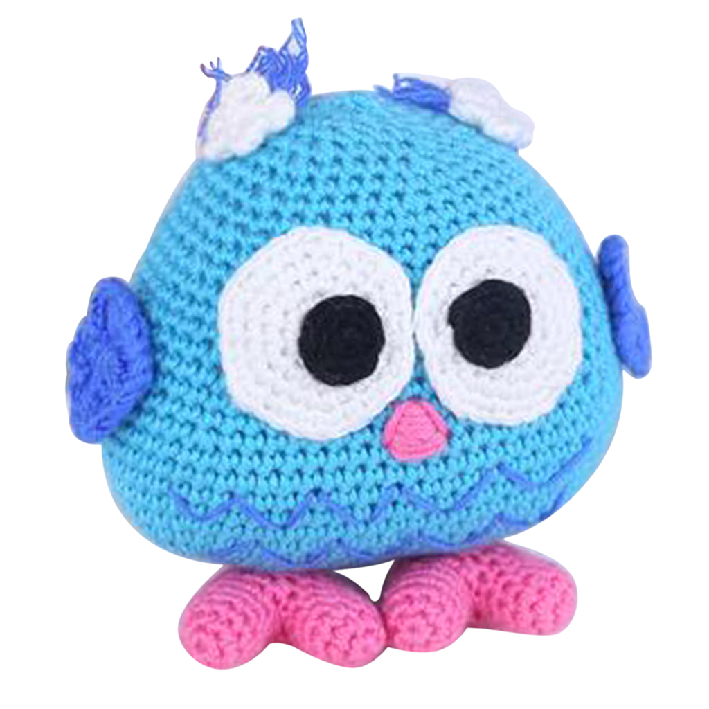 DIY   Owl   Baby   Doll   Crochet   Kit   Handmade   Stuffed   Toy   Making