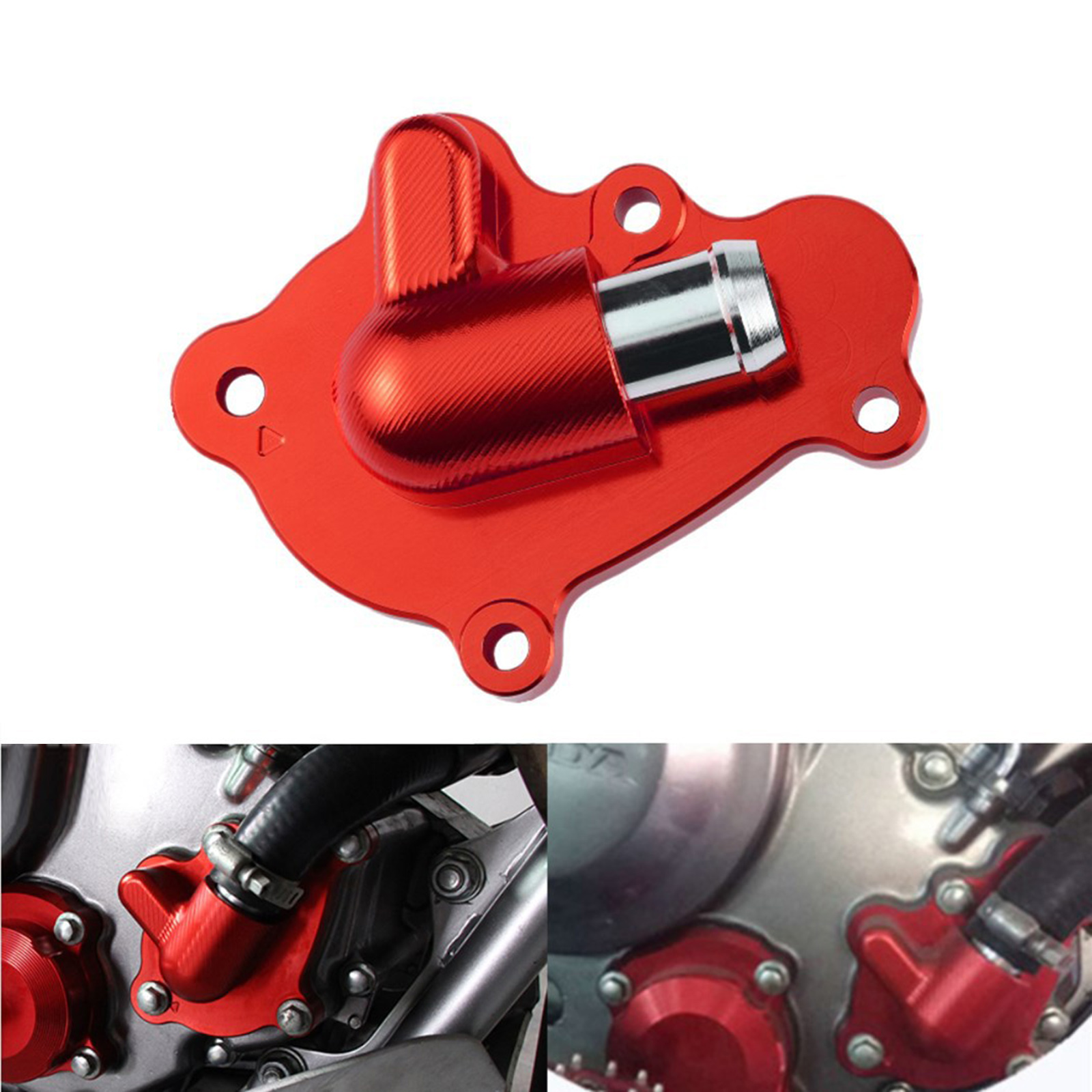 Red CNC Water Pump Cover Compatible For Honda CRF250L 2012-2015 Replace