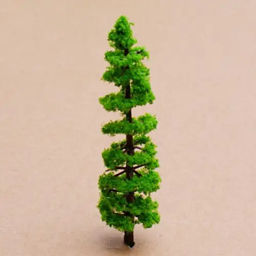 [Lot of 10pcs] Pine Trees Plastic Miniature Models for Landscape