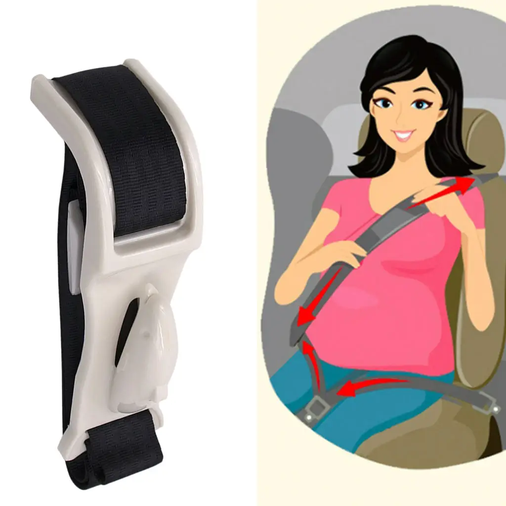 Bump Belt Adjuster Car Belt Adjuster Prevent Compression of Abdomen Protect The Safety for Expectant Mother Strong Durability