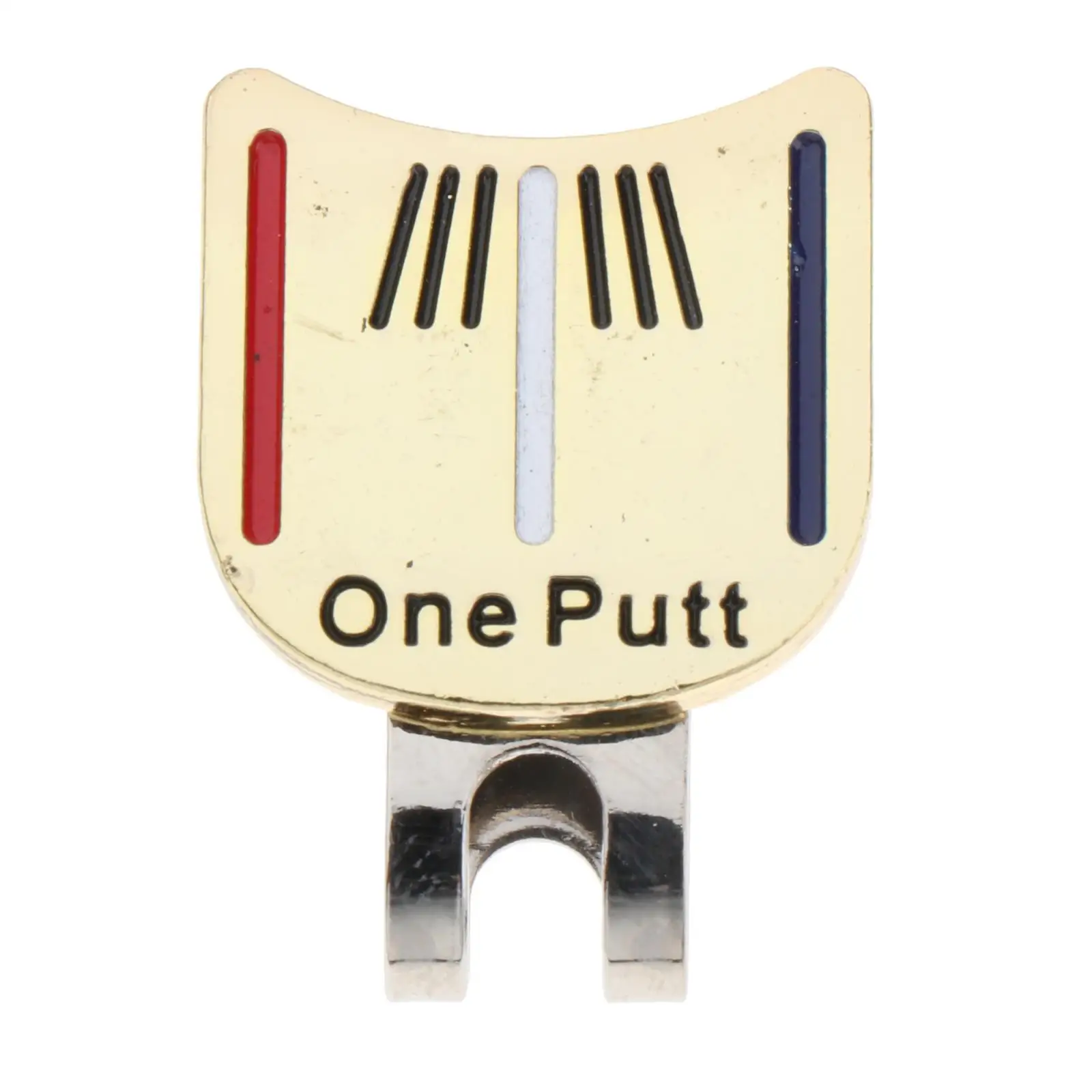 Classic Golf Putting Alignment Tool Ball Marker Metal Magnetic Hat Clip Cap