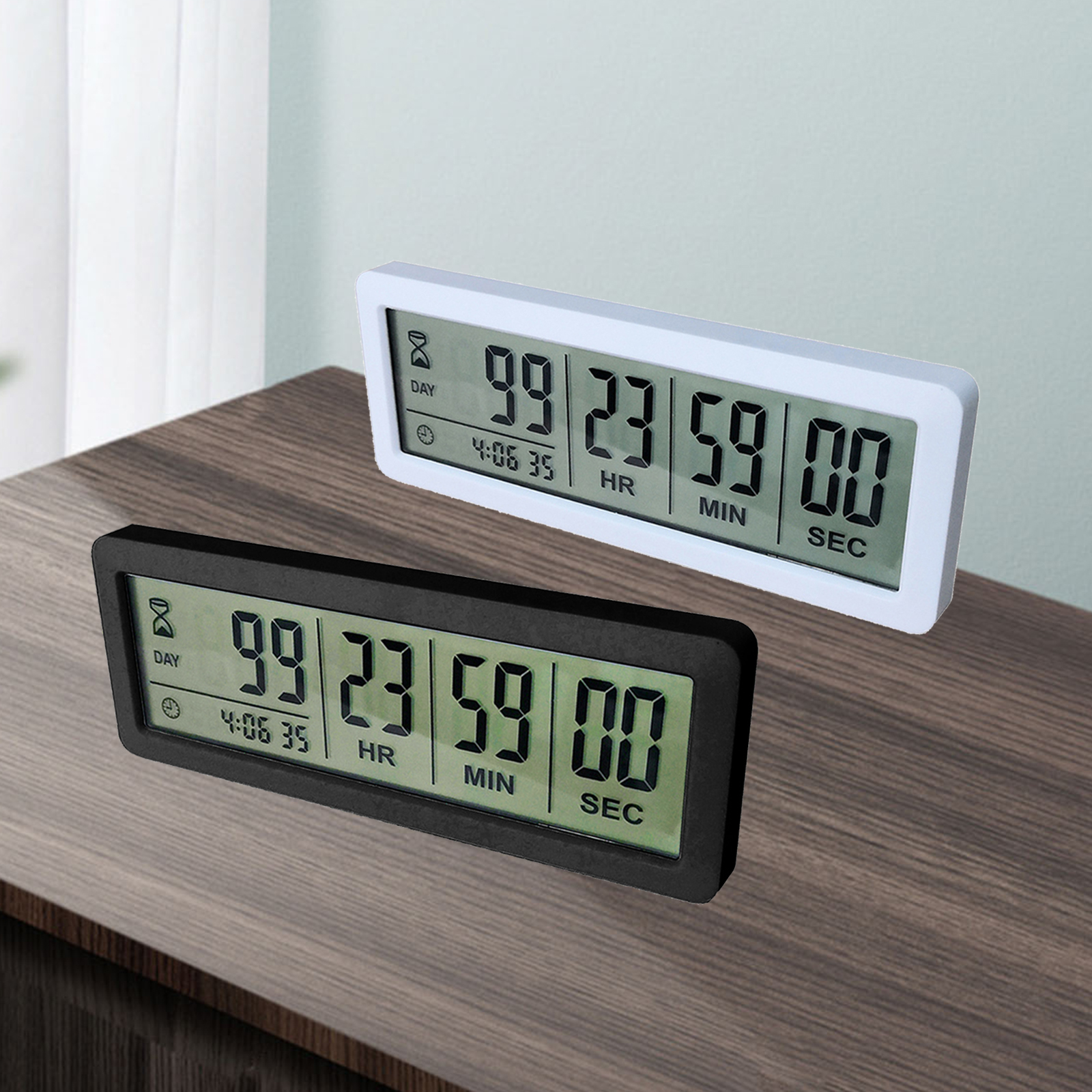 Digital Countdown Timer Timer Clock Large Screen Count Down Days Timer for Examination Retirement Kitchen